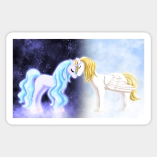 Pegasus and Unicorn Sticker